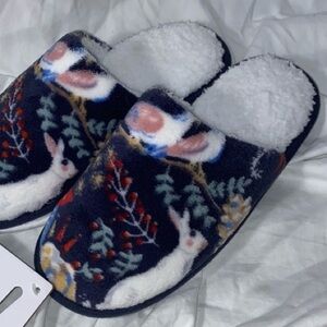 Nwt Vera Bradley Haymarket Paisley Fleece Slippers